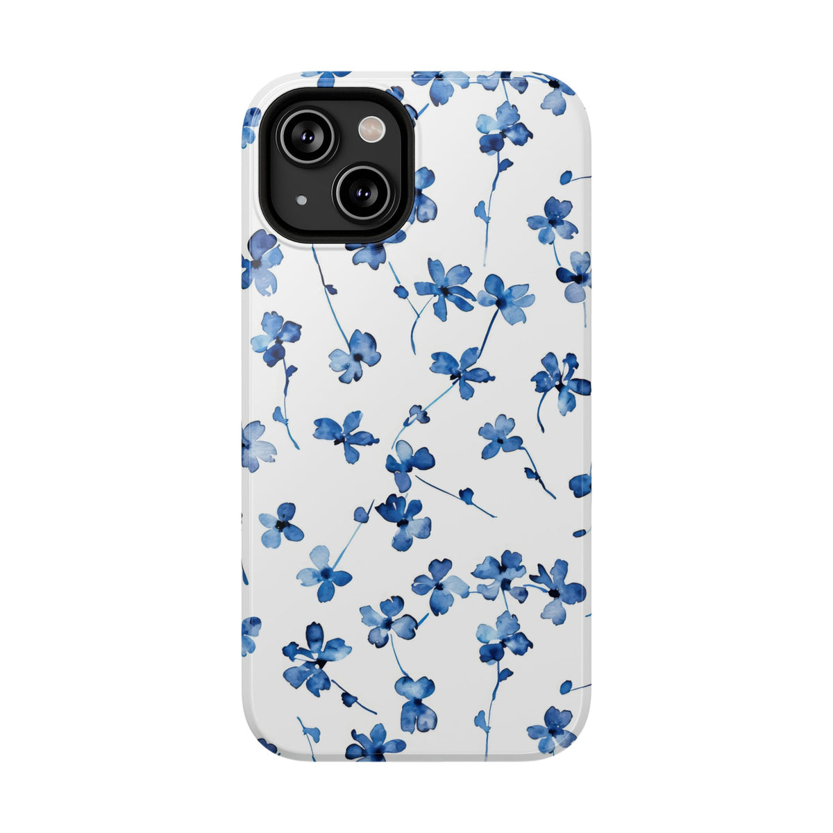 Blue Garden Tough iPhone Case