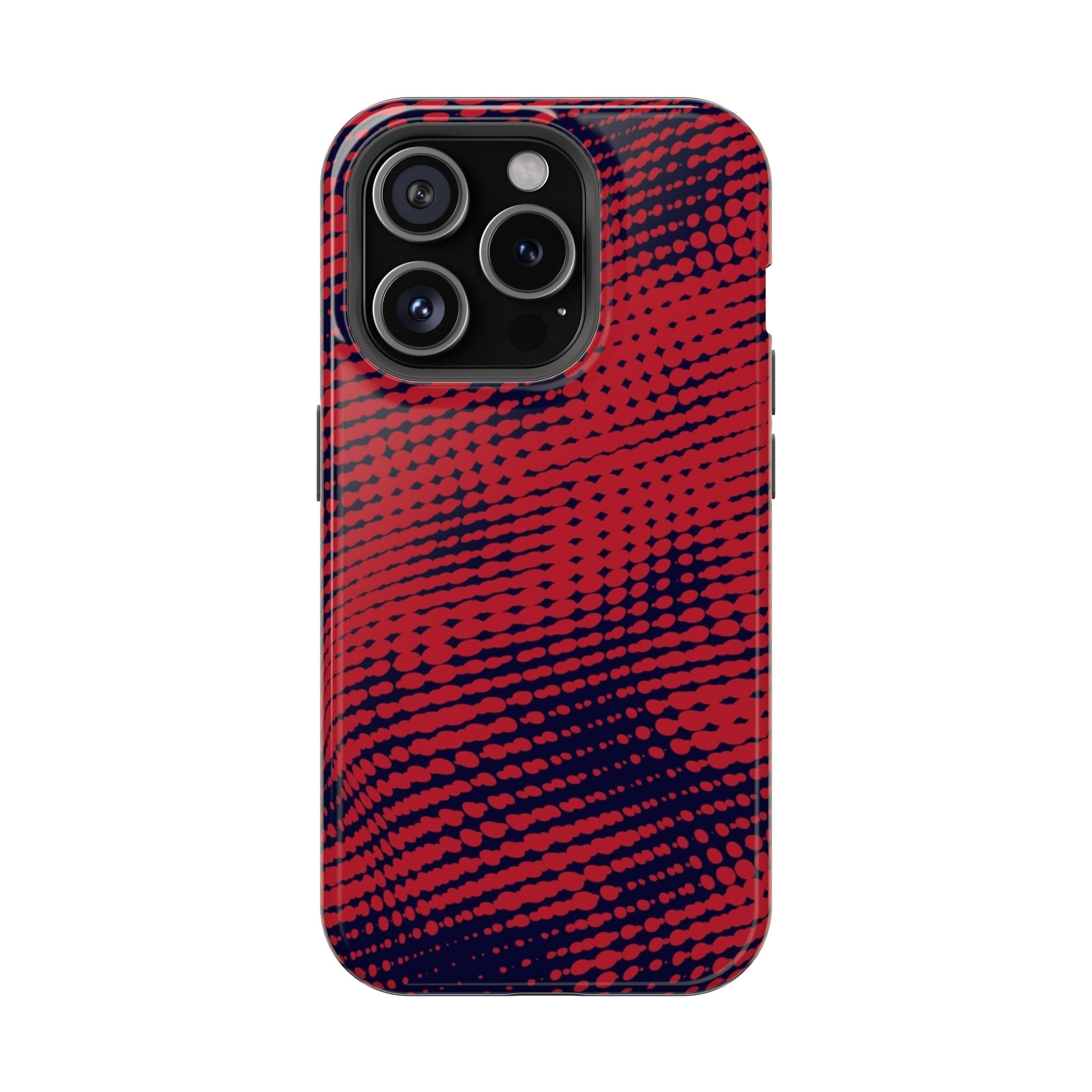 Red Static Tough iPhone Case