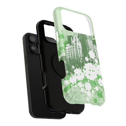 Green City Tough iPhone Case