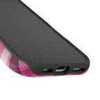 Pink Plaid Tough iPhone Case