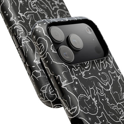 Black Cats MagSafe Tough iPhone Case