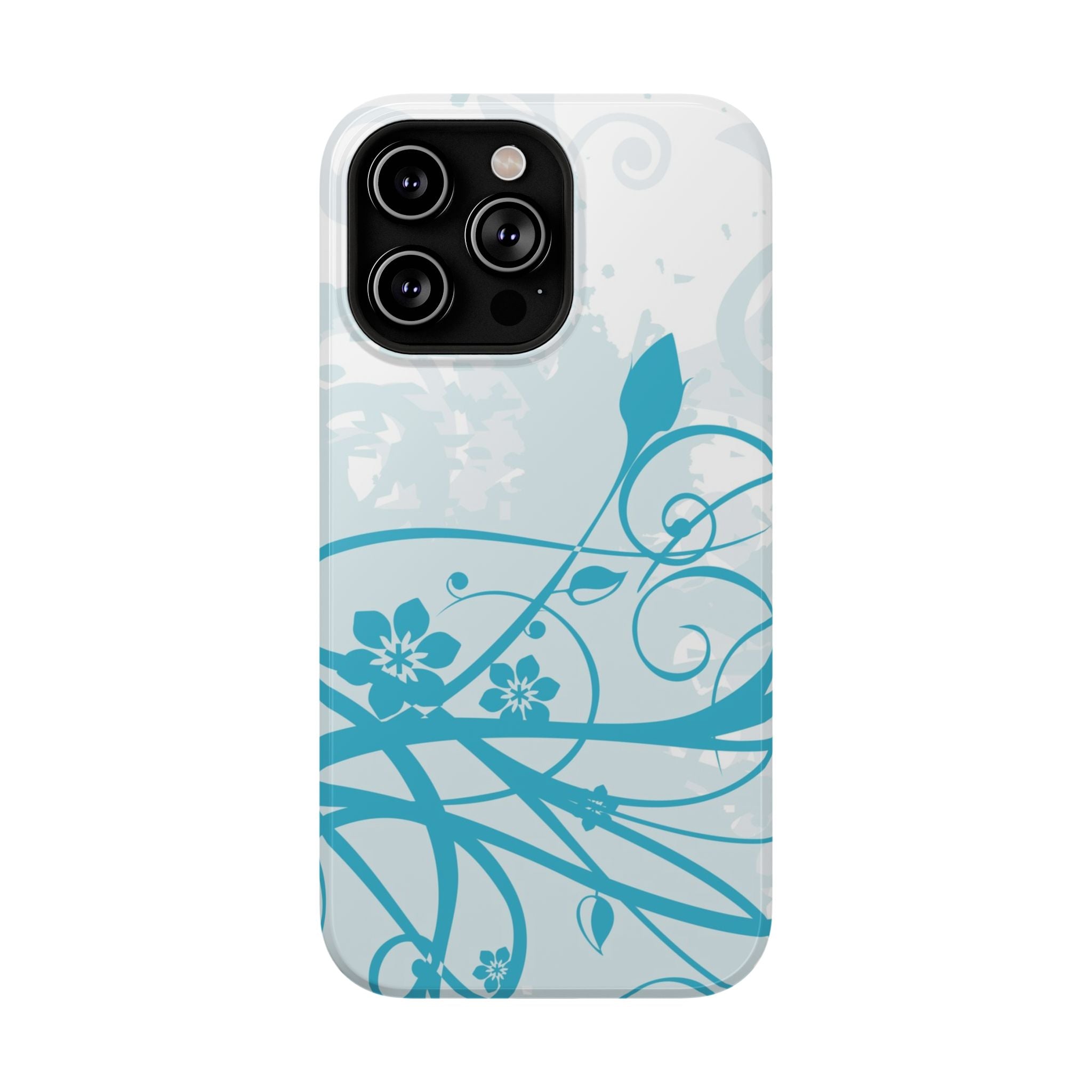 Blue Bloom Tough iPhone Case