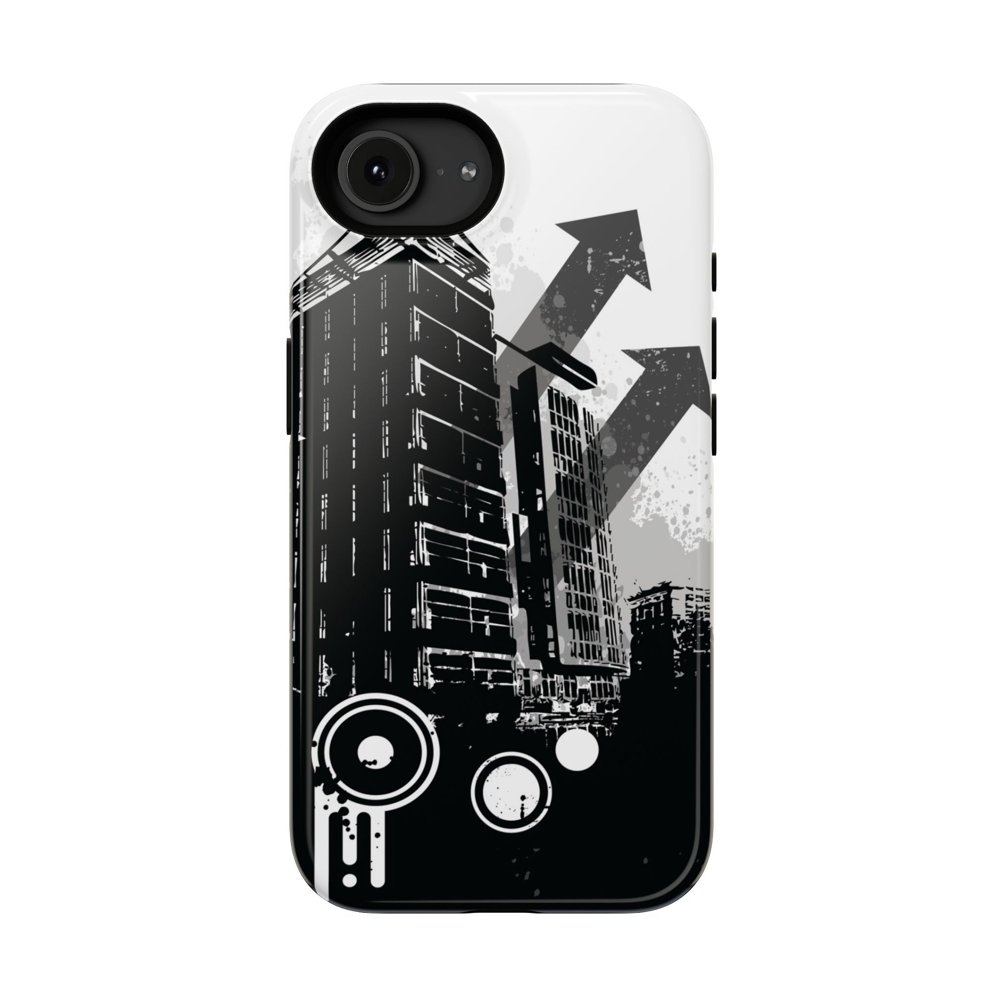 Monochrome City Tough iPhone Case
