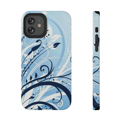 Bloom in Blue Tough iPhone Case