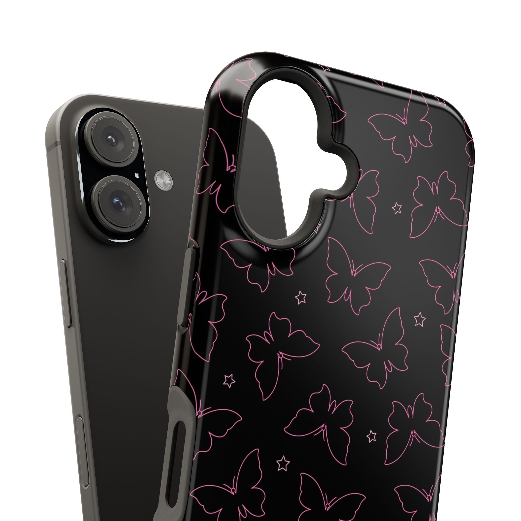 Midnight Flutter Tough iPhone Case