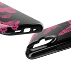Pink Butterflies Tough iPhone Case