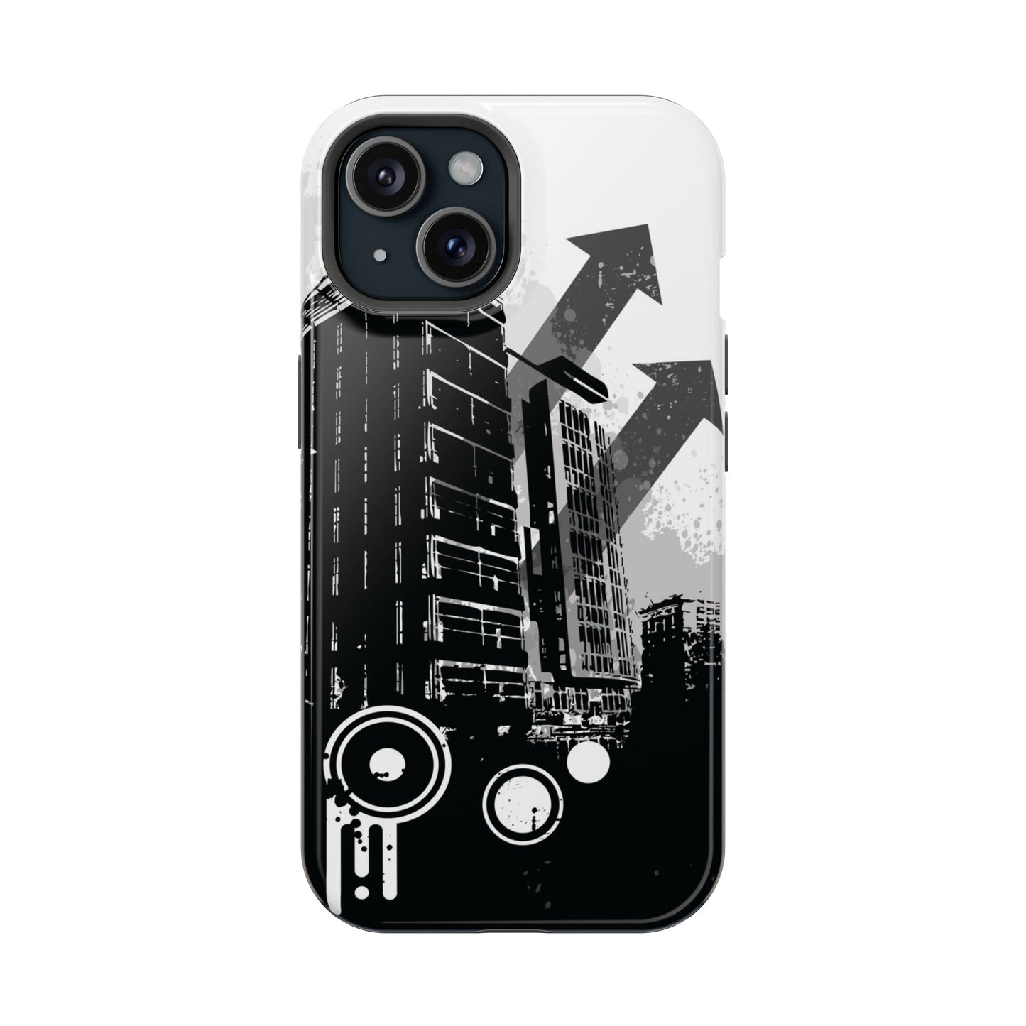 Monochrome City Tough iPhone Case