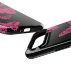 Pink Butterflies Tough iPhone Case