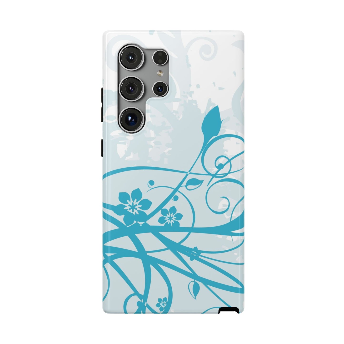 Blue Bloom Tough Samsung Case