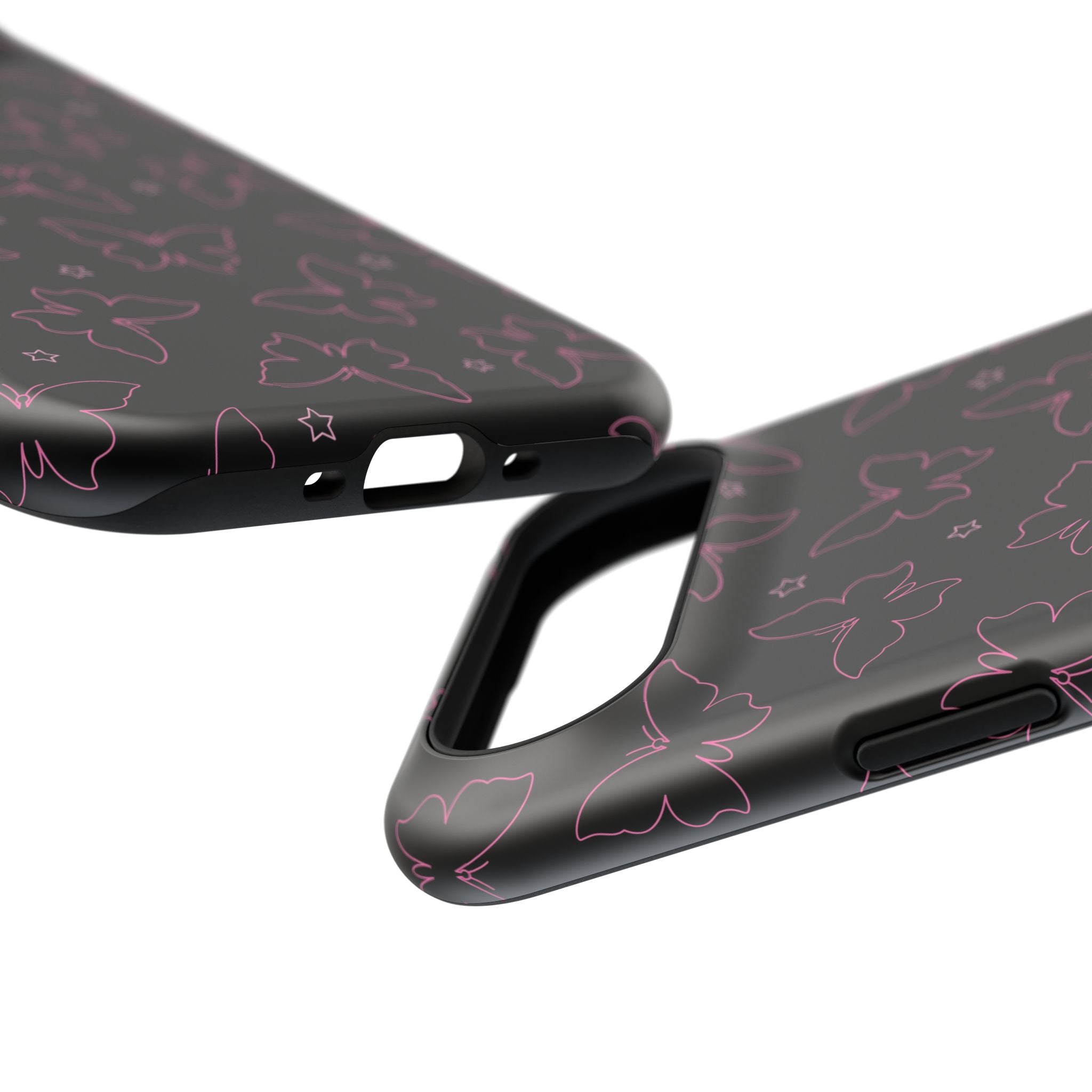 Midnight Flutter Tough iPhone Case