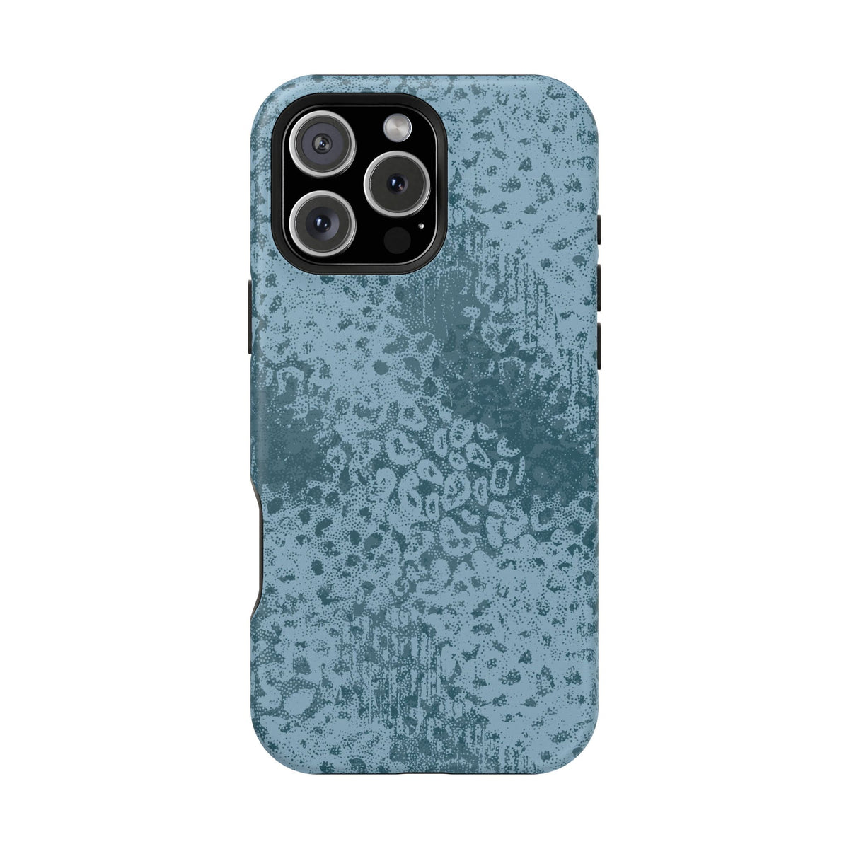 Blue Leopard MagSafe Tough iPhone Case