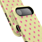 Yellow Stars Tough iPhone Case