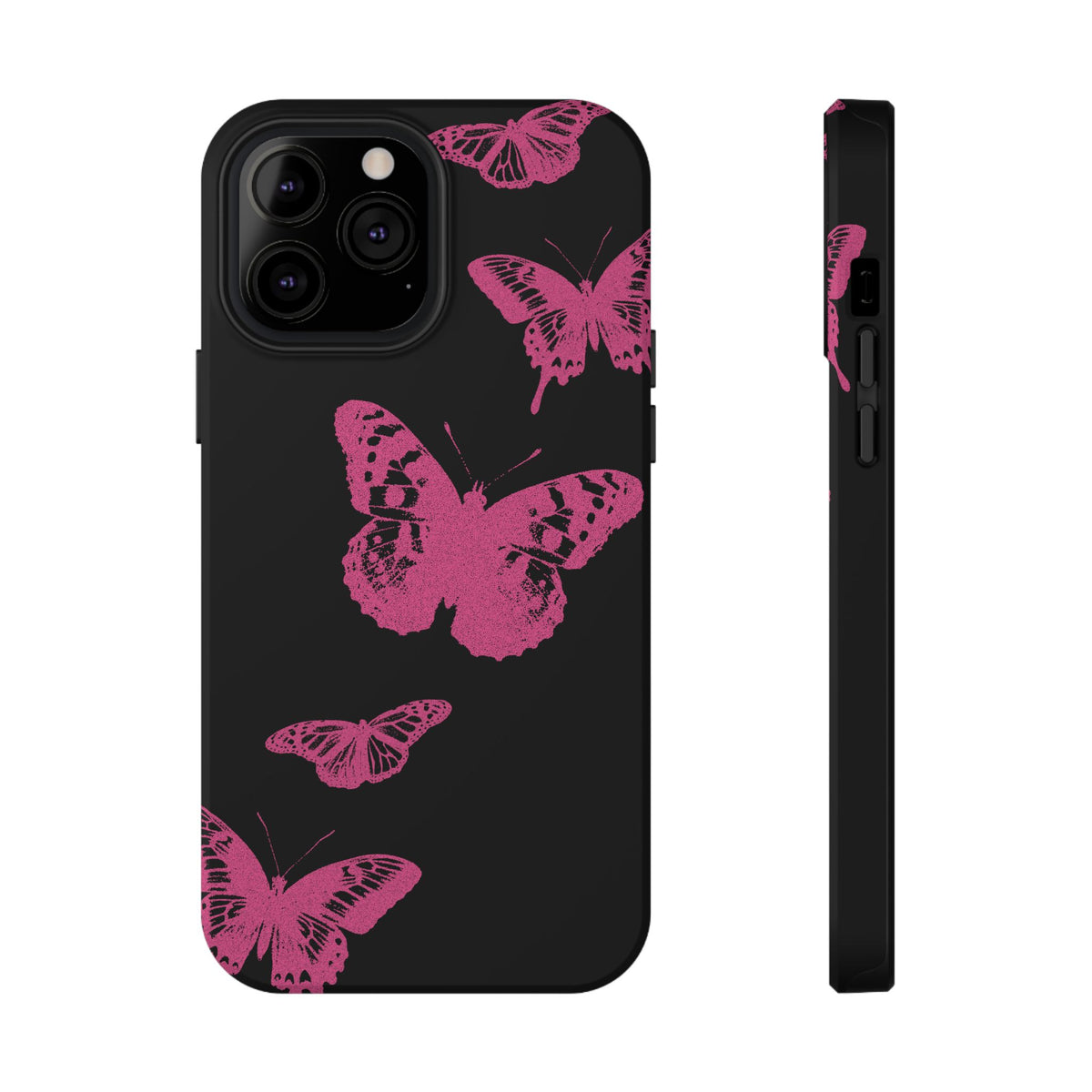 Pink Butterflies MagSafe Tough iPhone Case