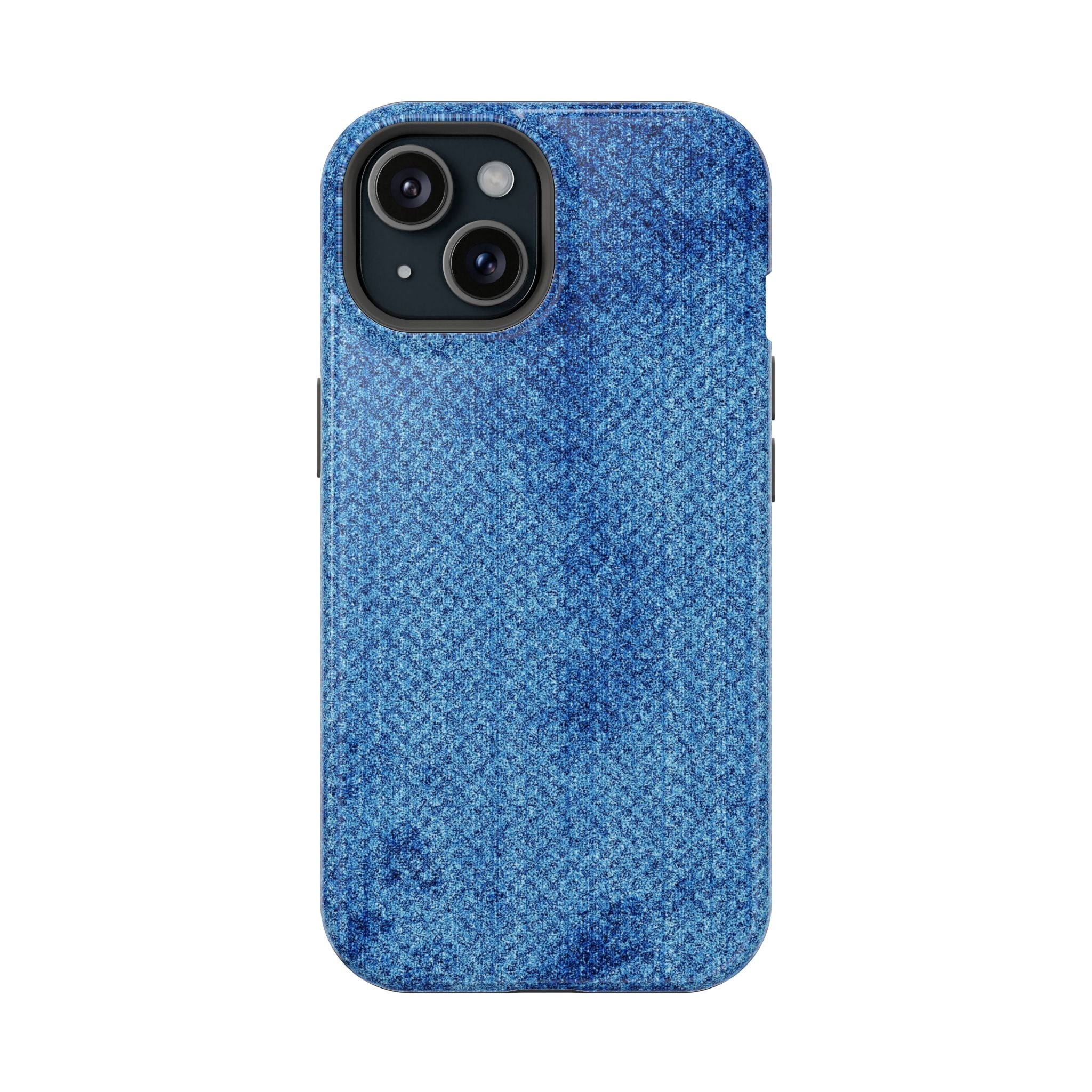 Blue Denim Tough iPhone Case