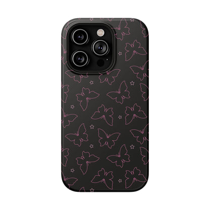 Midnight Flutter MagSafe Tough iPhone Case