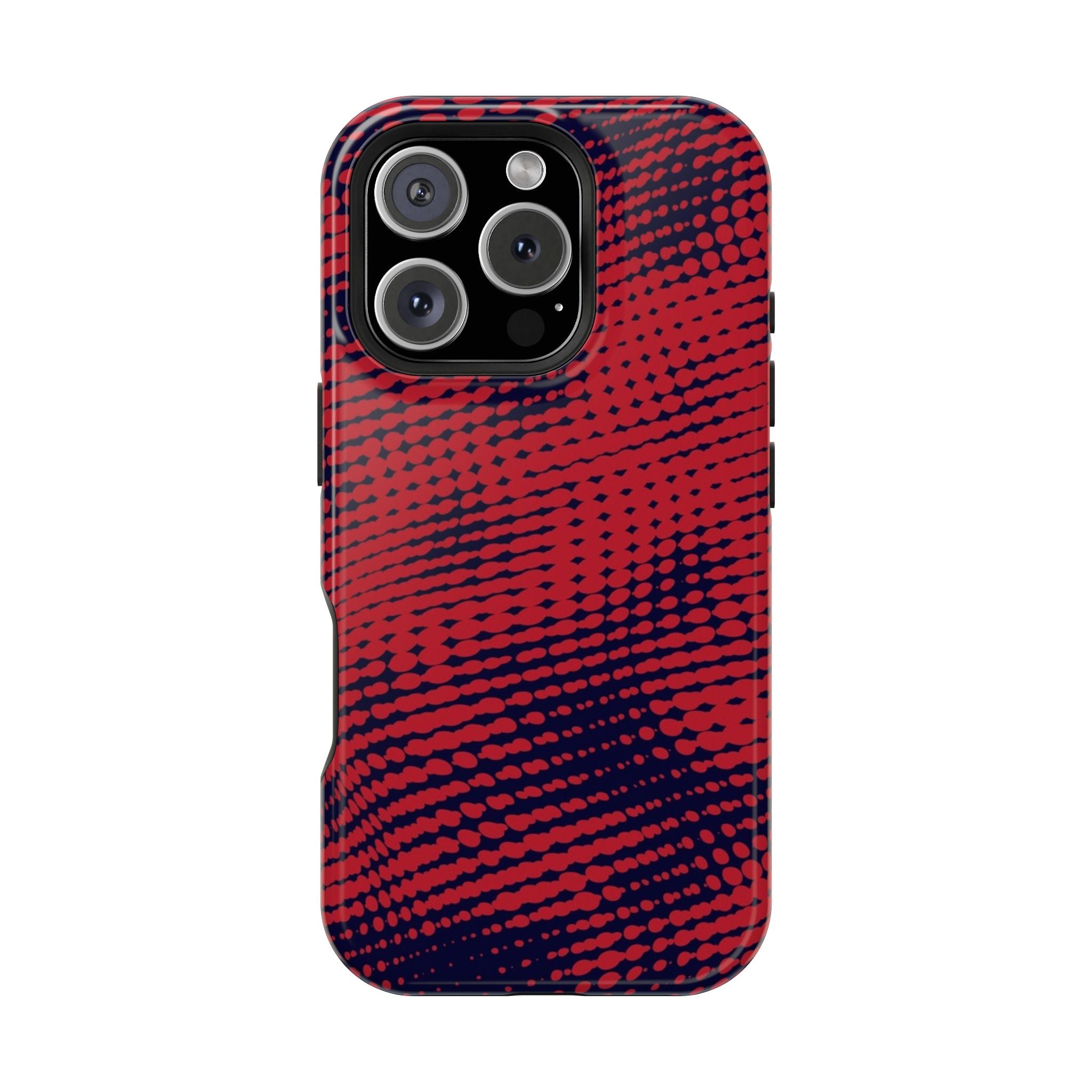 Red Static Tough iPhone Case