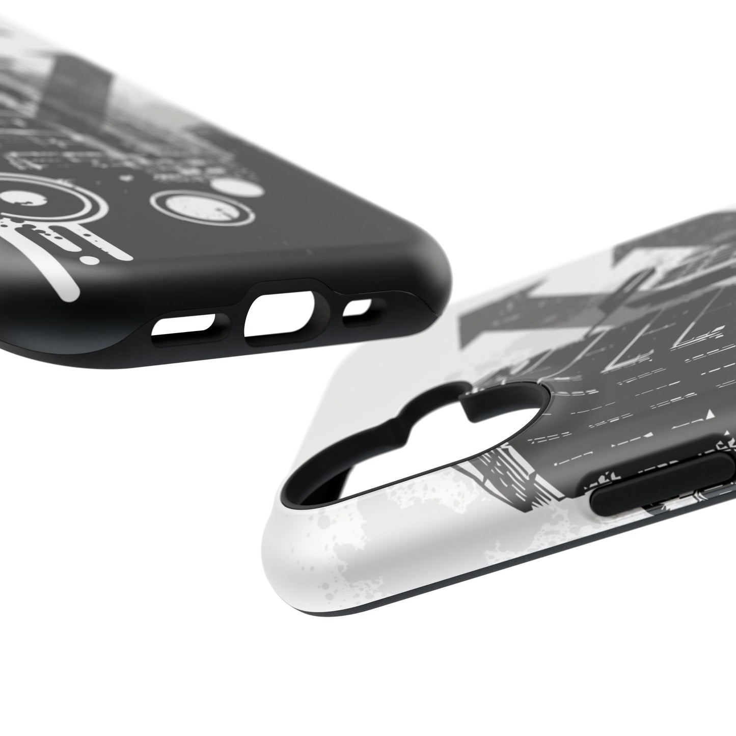 Monochrome City Tough iPhone Case