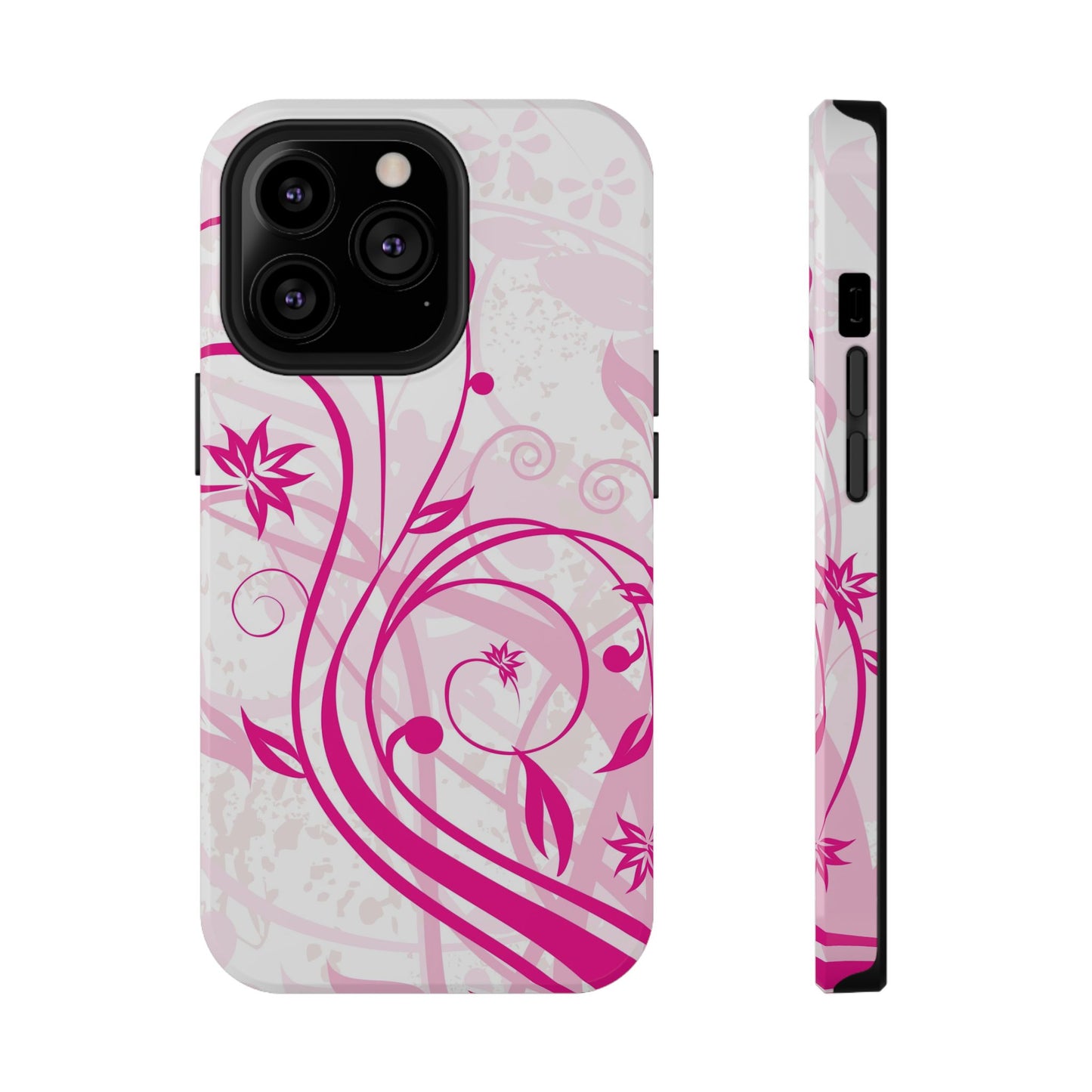 Flora Fuchsia Tough iPhone Case