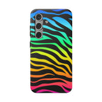 Neon Stripes Tough Samsung Case