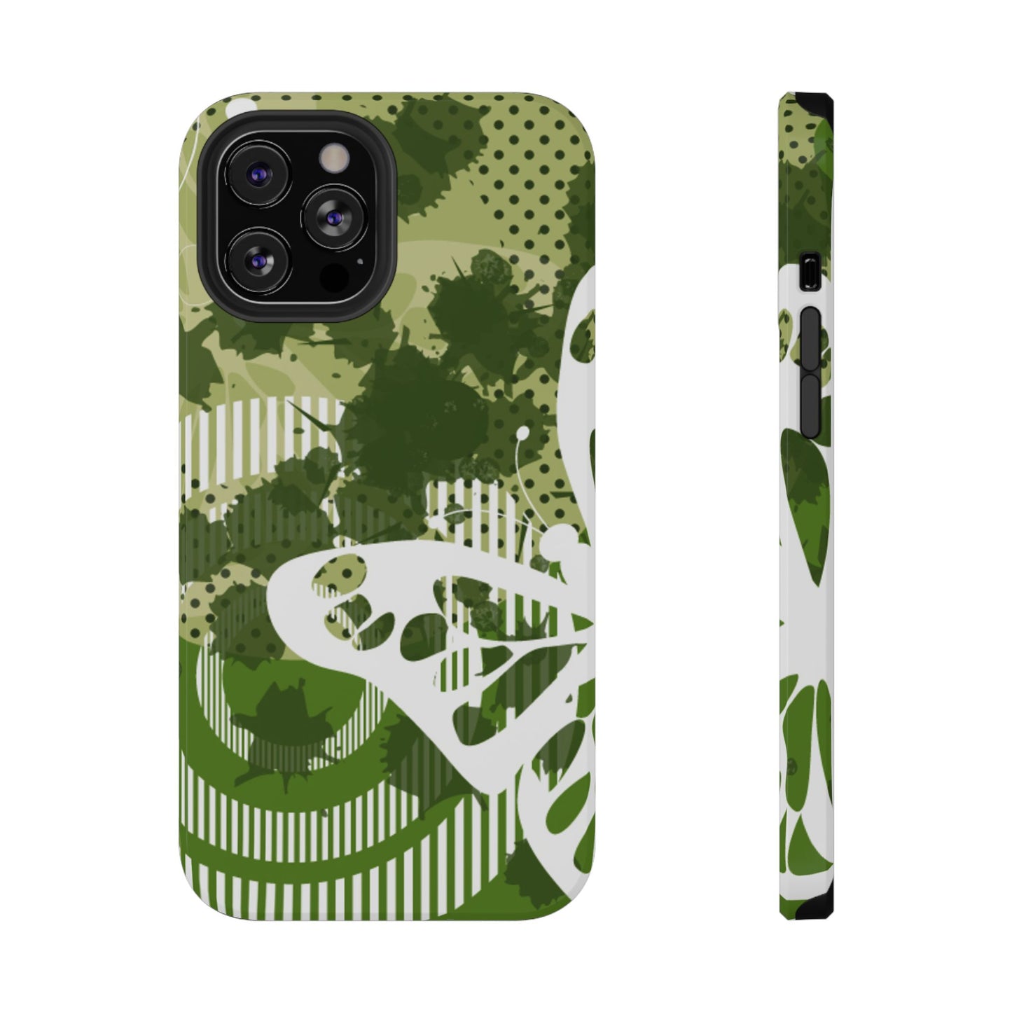 Green Echo Tough iPhone Case