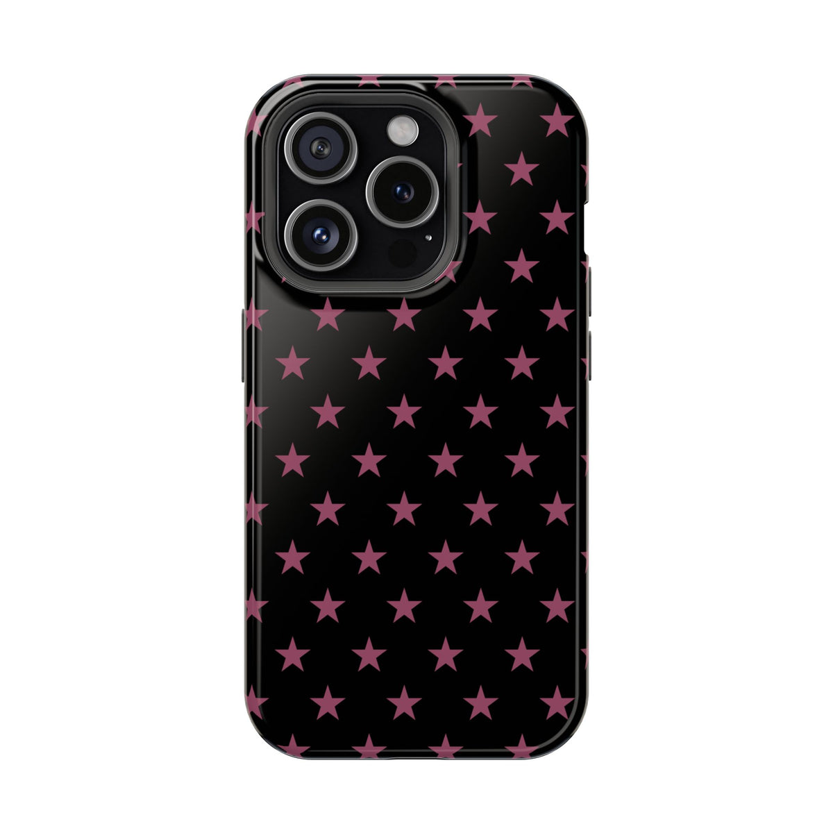 Burgundy Stars MagSafe Tough iPhone Case