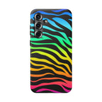 Neon Stripes Tough Samsung Case