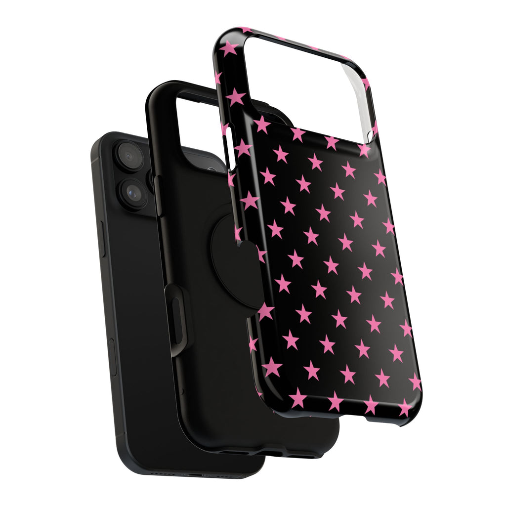 Pink Stars Tough iPhone Case