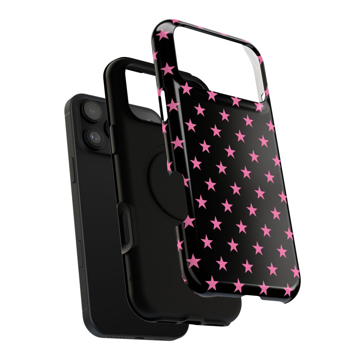 Pink Stars Tough iPhone Case
