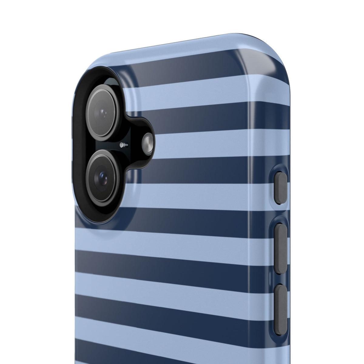 Blue Stripes MagSafe Tough iPhone Case