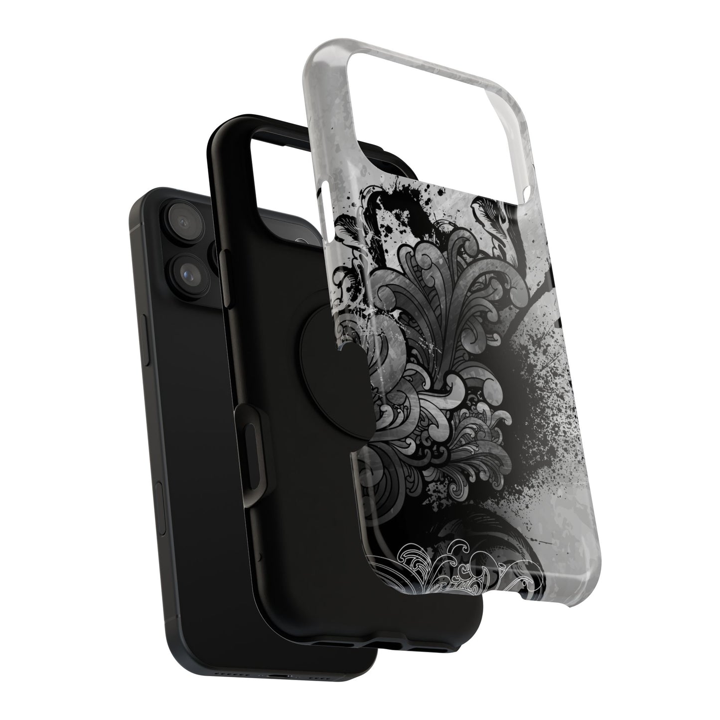 Charcoal Echo Tough iPhone Case