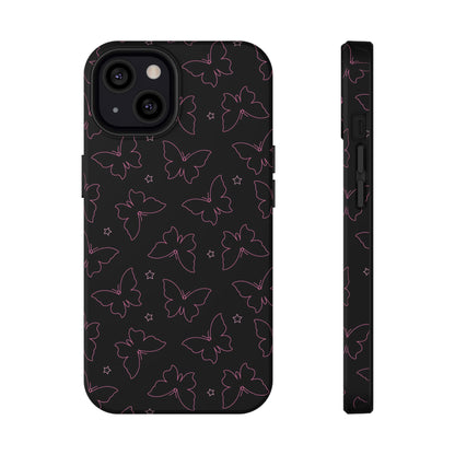 Midnight Flutter MagSafe Tough iPhone Case