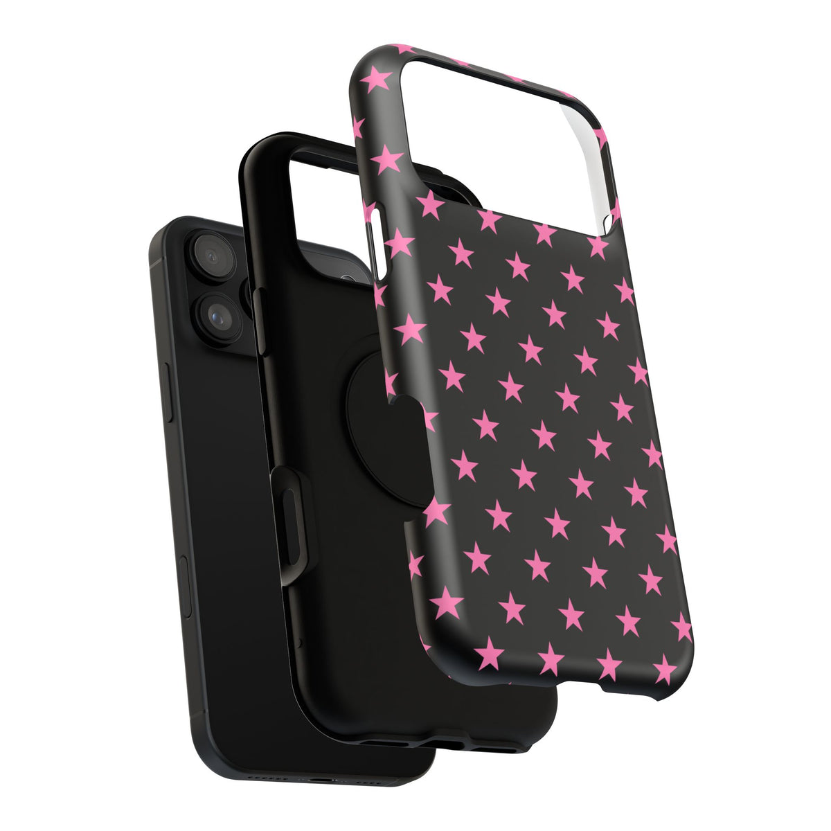 Pink Stars Tough iPhone Case