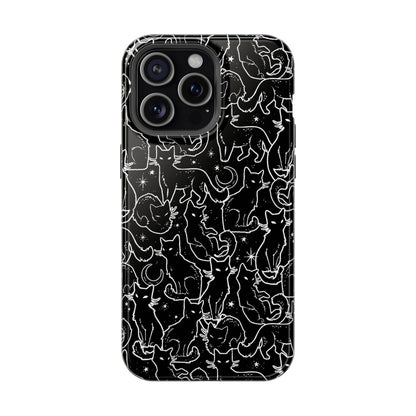Black Cats MagSafe Tough iPhone Case