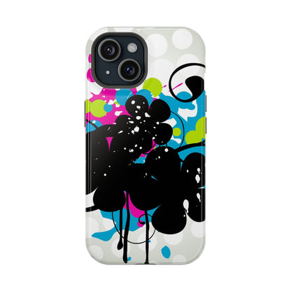 Electric Bloom Tough iPhone Case