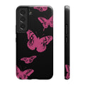 Pink Butterflies Tough Samsung Case