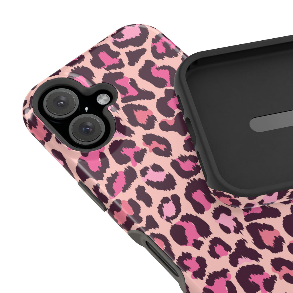 Pink Leopard Tough iPhone Case