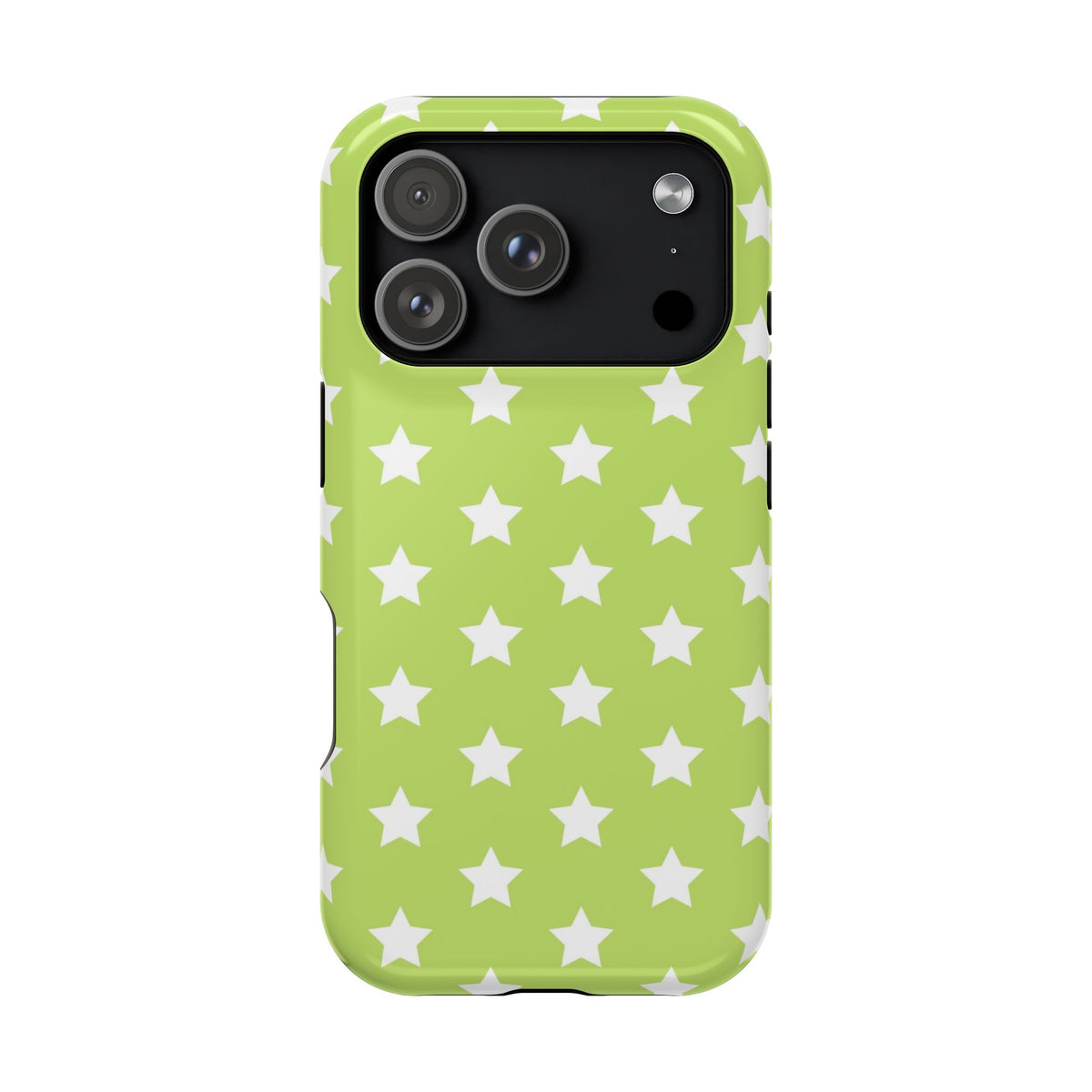 Green Stars MagSafe Tough iPhone Case