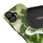 Green Echo Tough iPhone Case