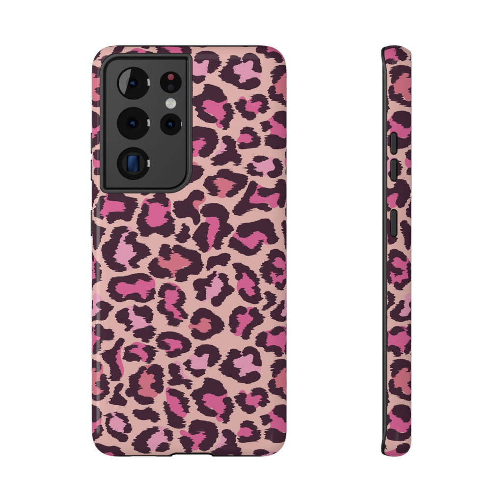 Pink Leopard Tough Samsung Case