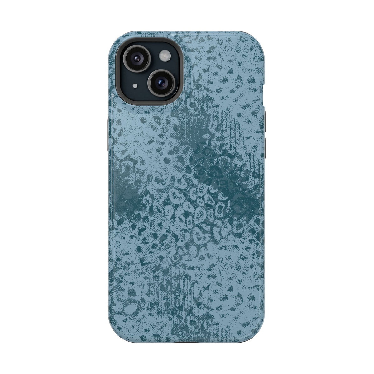 Blue Leopard MagSafe Tough iPhone Case