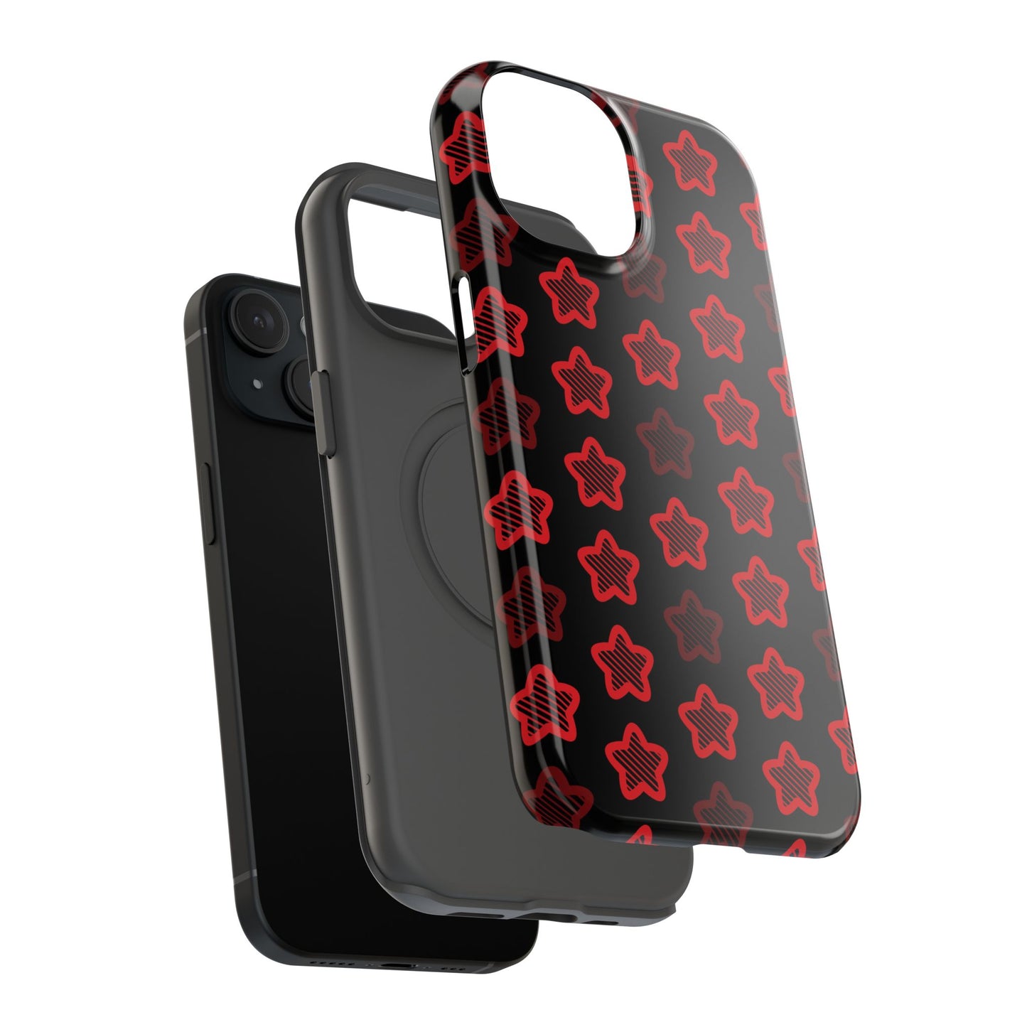 Red Stars Tough iPhone Case