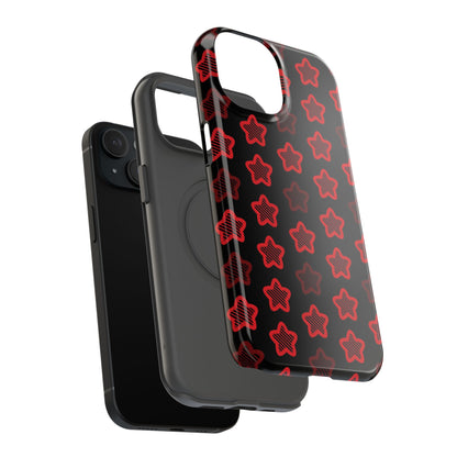 Red Stars Tough iPhone Case