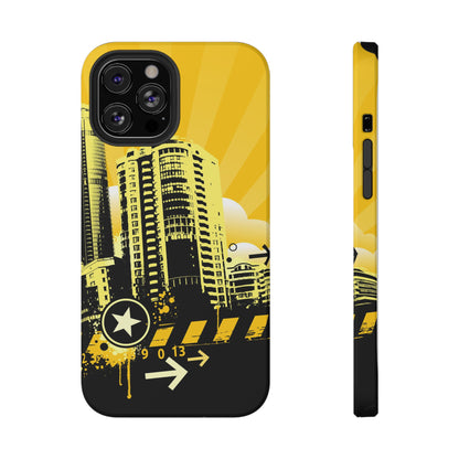 Yellow City Tough iPhone Case