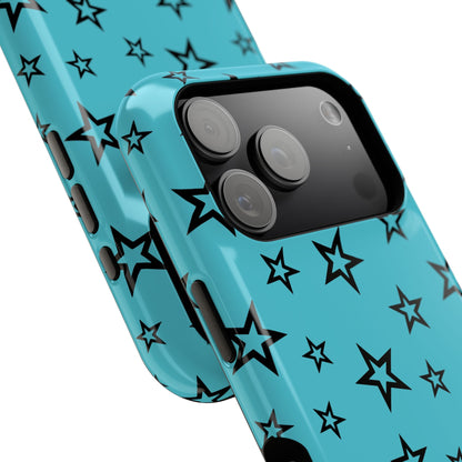 Turquoise Stars MagSafe Tough iPhone Case