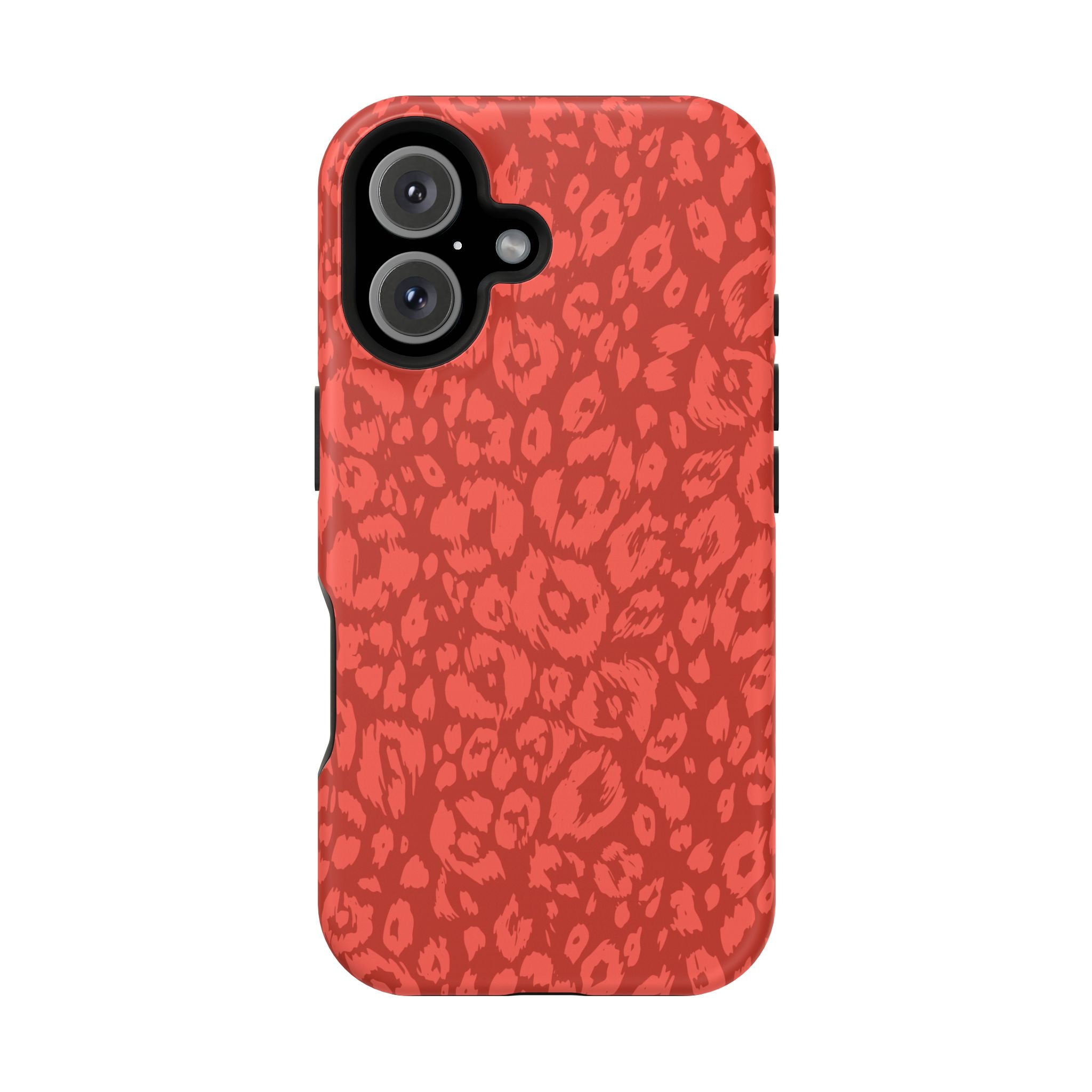 Red Leopard Tough iPhone Case