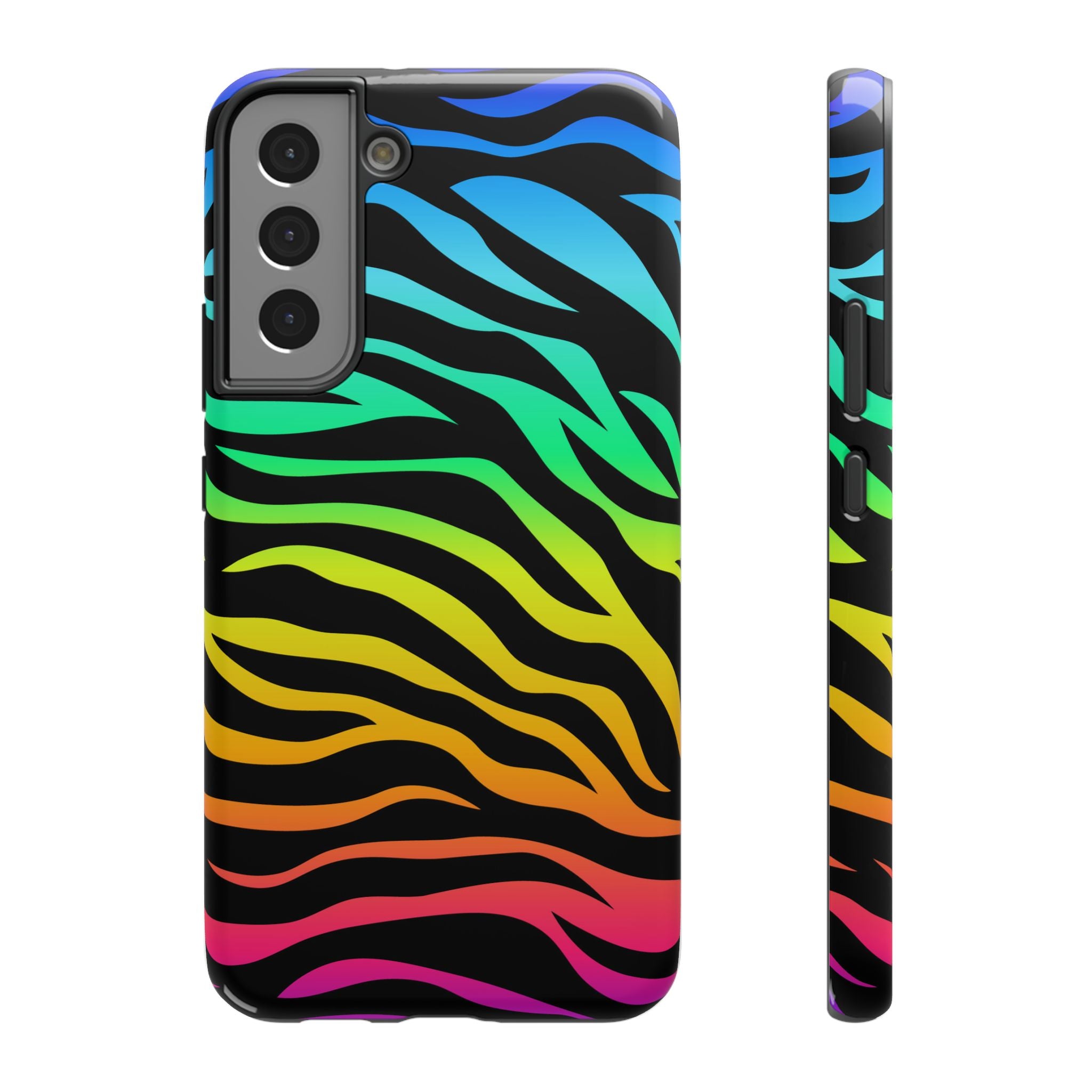Neon Stripes Tough Samsung Case