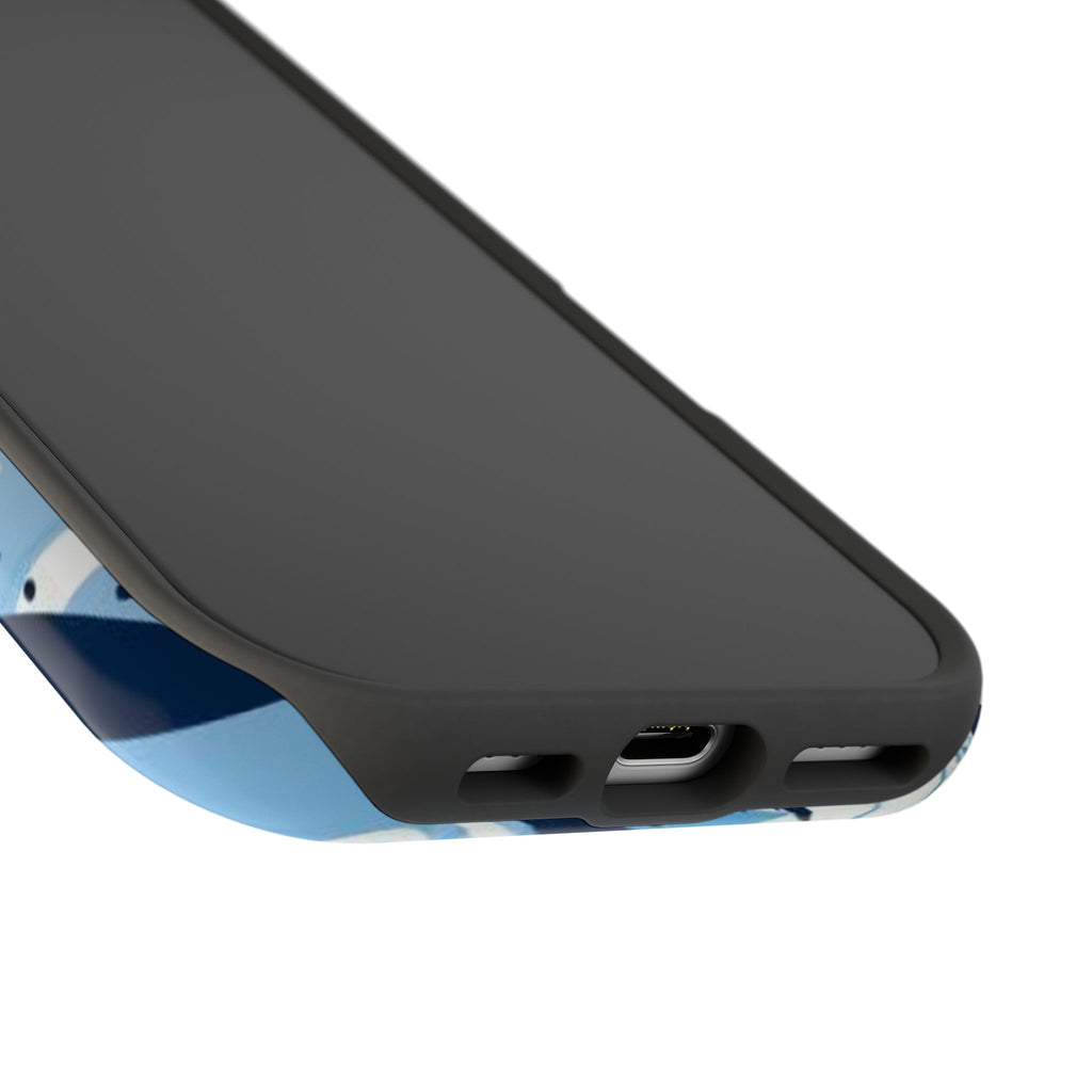 Bloom in Blue Tough iPhone Case