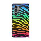 Neon Stripes Tough Samsung Case