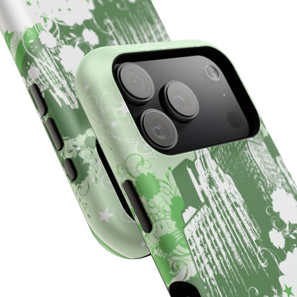 Green City Tough iPhone Case