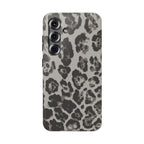Grey Leopard Tough Samsung Case